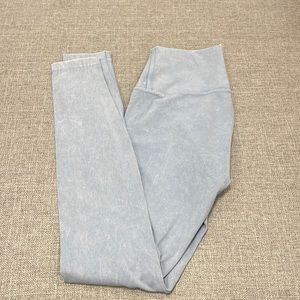 Lululemon light blue washed leggings